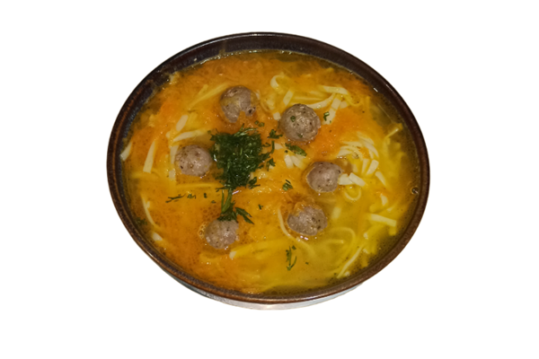 Лапша с фрикадельками