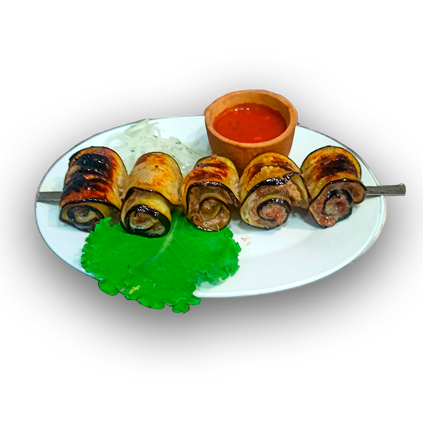 Молотый в баклажане